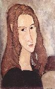 Amedeo Modigliani Portrait of Jeanne Hebuterne oil painting reproduction